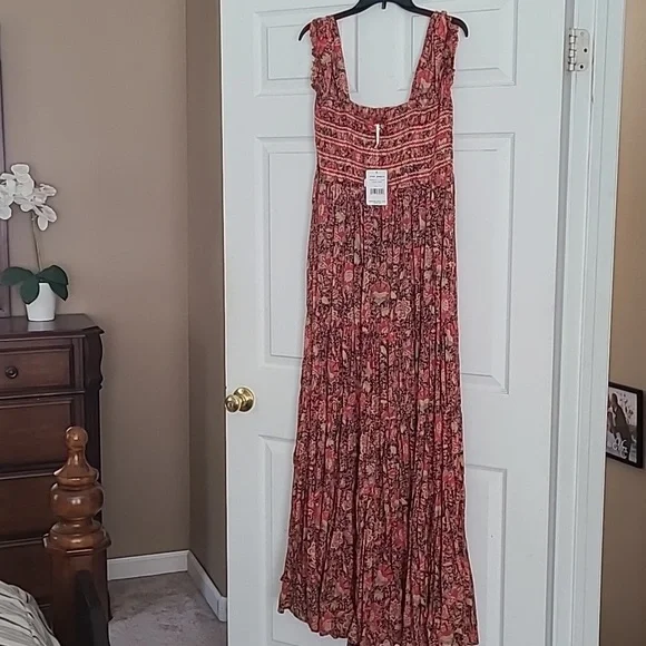 free people pleated maxi dress Deep Sea Maxi Dress